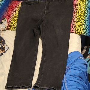 Time and Tru black skinnies.